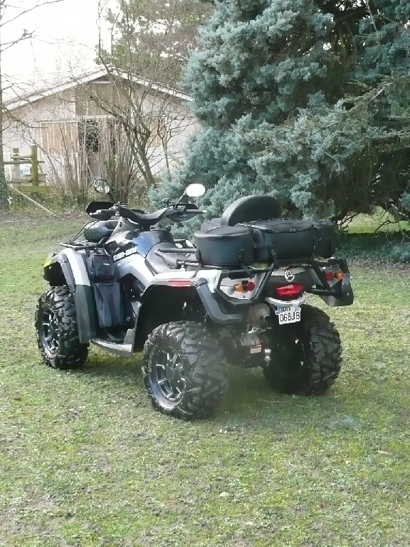 CAN-AM BOMBARDIER Outlander 800 anthracite mÃ©tal 2011 photo 2