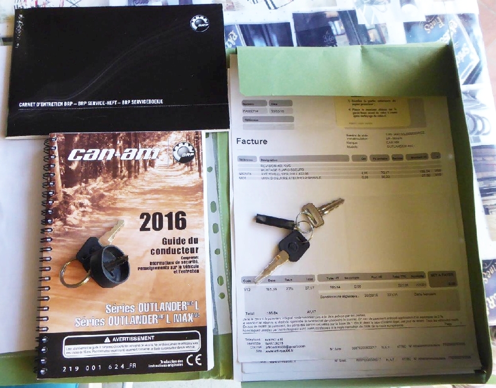 CAN-AM BOMBARDIER Outlander 400 OUTLANDER L 2016 photo 3