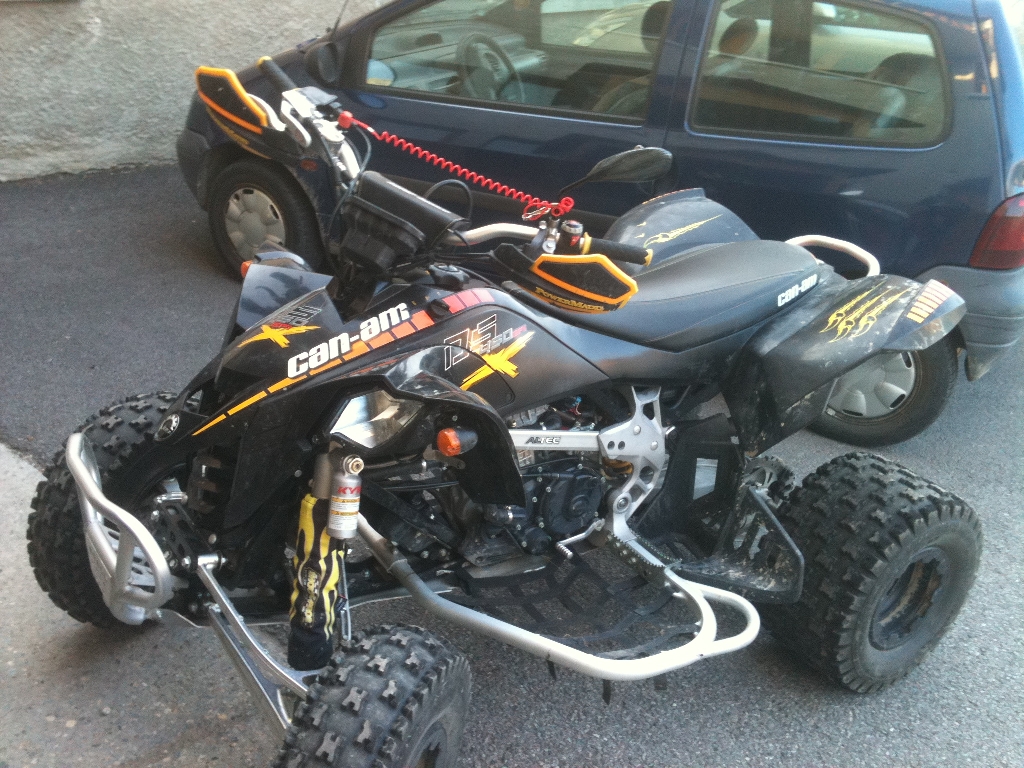 quad can am 450 ds homologue occasion