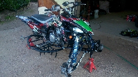 quad yamaha 450 yfz homologue occasion