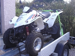 Quad occasion : KYMCO Maxxer 250 blanc