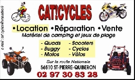 Concessionnaire / Garage / Magasin Moto, Scooter, Quad, Buggy / SSV CAT . CYCLES à saint pierre quiberon